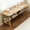 Oak, variant on NELYE Wooden Desk with Bookshelf - 47" Computer Table with Cable Grommet, Walnut