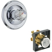 Delta Kvodcl-t13022-ch Classic Valve Only Kit Pressure-Balance Single-Function Cartridge, Chrome