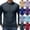 10# Navy, variant on Long Sleeve Shirts for Men Quick Dry Tech Stretch Lightweight T-Shirt Zipper Sun Protection Athletic Shirts for Hiking,Purple Pink,2XL