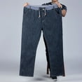 thumbnail image 4 of REDHOTYPE Men's Big-Tall Jeans Elastic Drawstring Jean Denim Trousers, 4 of 4