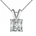 thumbnail image 3 of SEPARQI Dainty Minimalist Zircon 925 Sterling Silver Cubic Zirconia Pendant Necklace Jewelry For Lady For Women For All Jewelry Occasions For Casual Wear With White Gift Box, 3 of 9
