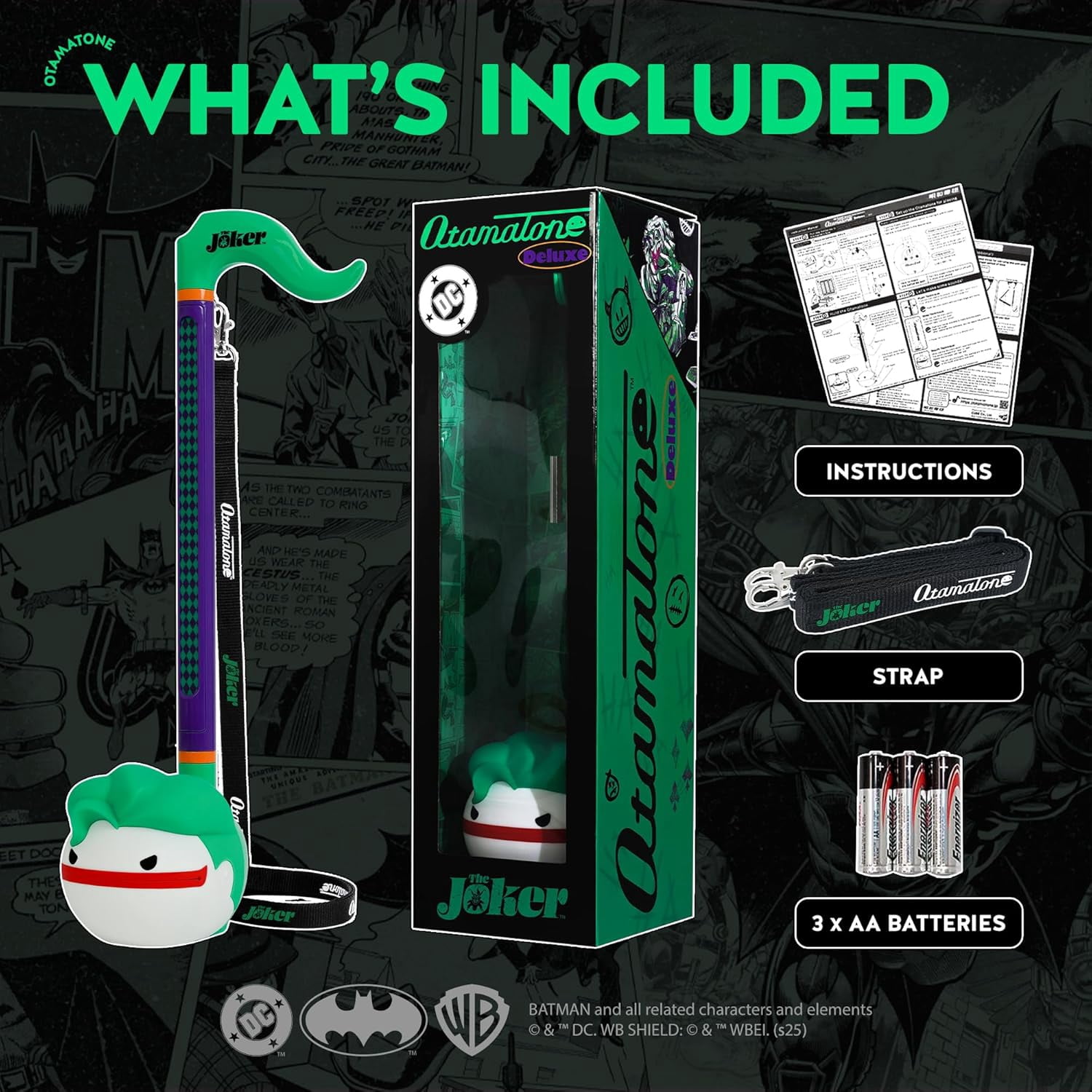 Otamatone Deluxe Electronic Musical Instrument for Adults - Joker