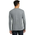 thumbnail image 2 of District Made DT105 Mens Perfect Weight Long Sleeve Tees, Heathered Steel - 4XL, 2 of 6