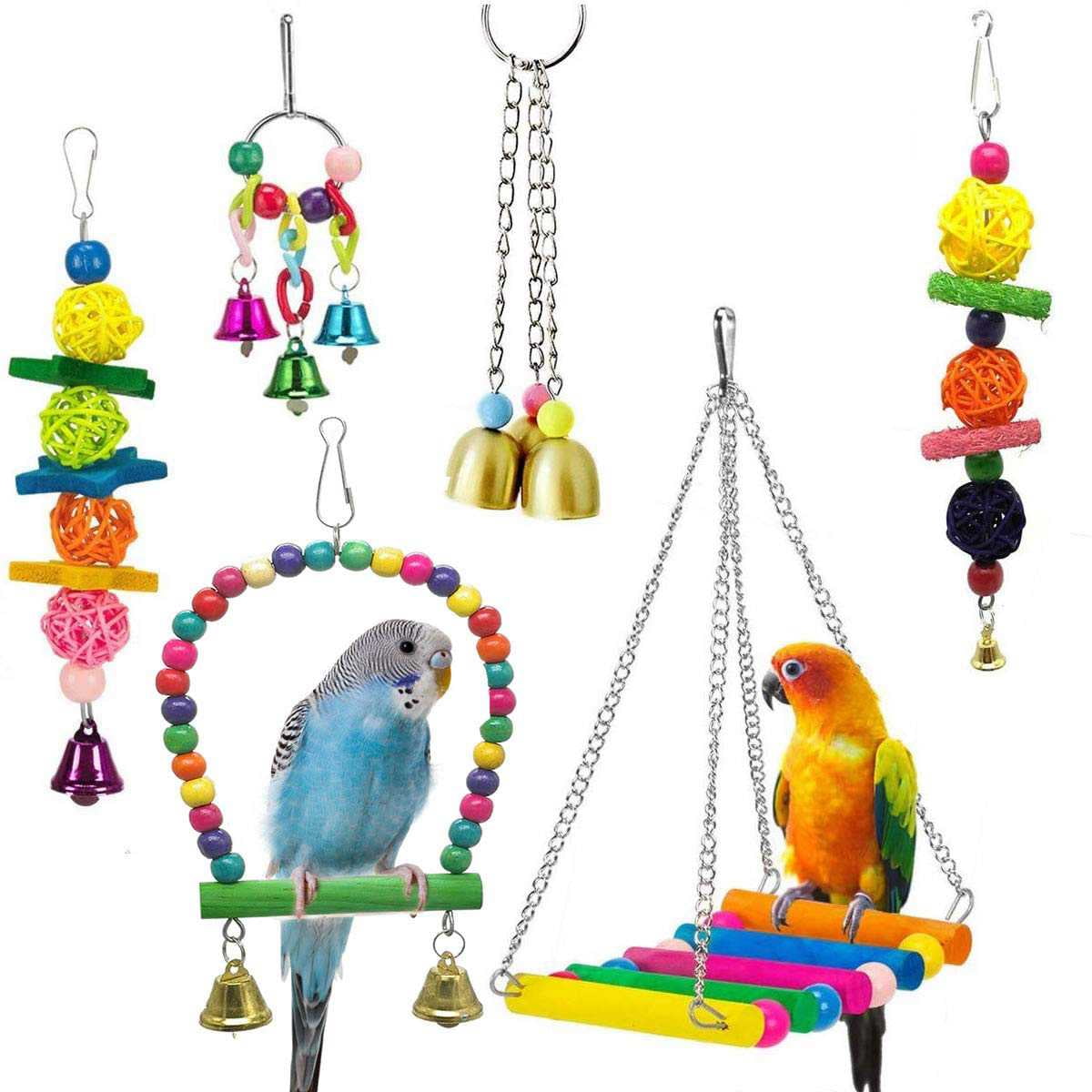 bird swings for parrots