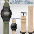 thumbnail image 2 of Correa de nailon modificada adecuada para reloj Casio Small Block DW5600 GW-5000 GW-M5610, pulsera de 16 mm, 2 of 5