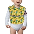 thumbnail image 6 of Hirioo Roosters And Sunflowers for Baby Waterproof Pocket Bib Adjustable Closed for Babies Toddlers with Large Pocket 6-24Months, 6 of 8