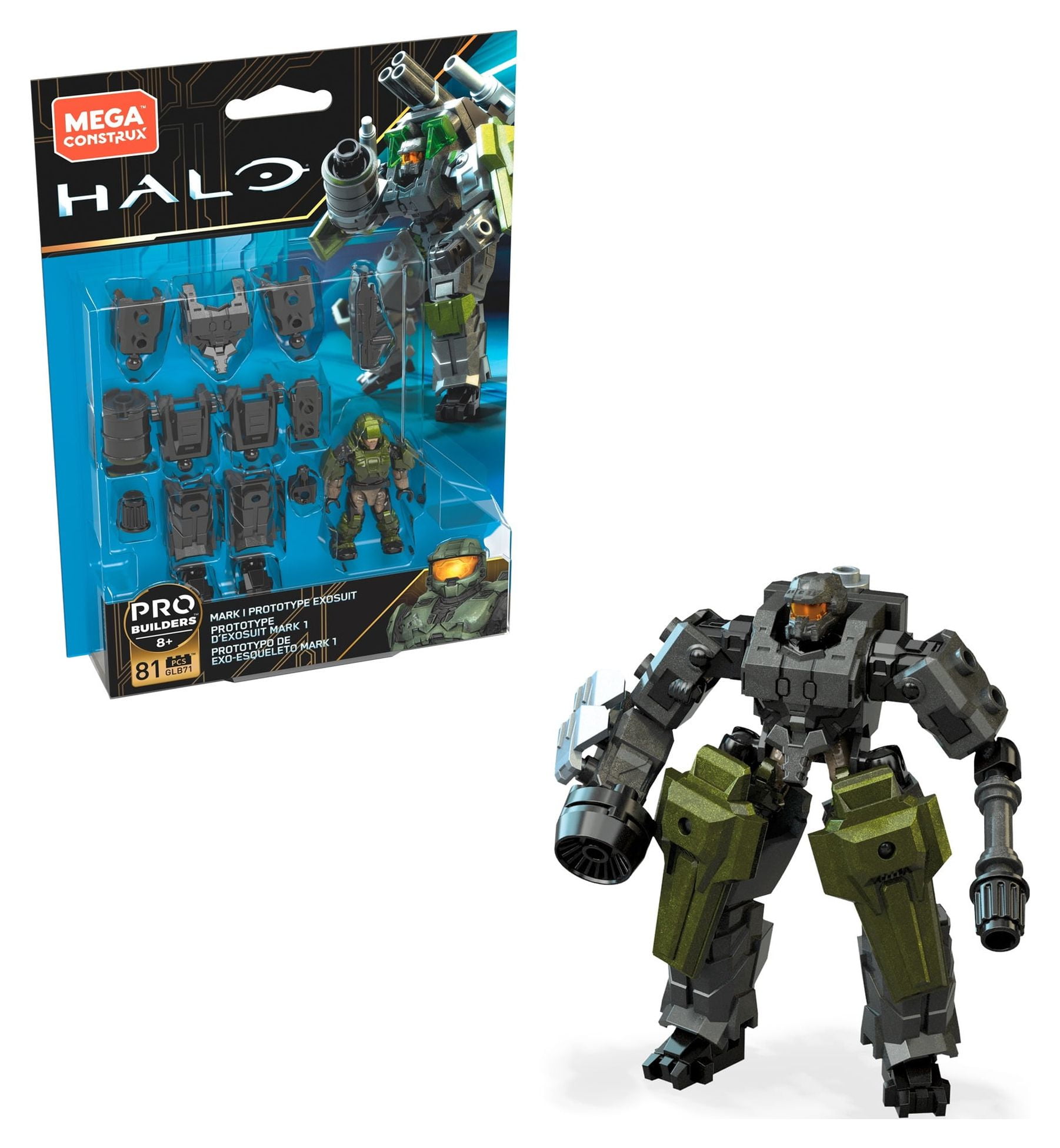 MEGA Construx Halo Universe Serie 1 - Kit Personalizzato Spartans Blu E Viola (Borse Cieche)
