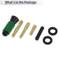 thumbnail image 5 of Unique Bargains 1 Set Universal Car Signal Antenna 4.72" Bling Rhinestone Polished Finish Antenna for Decoration Aluminum Alloy Material Green 1.50", 5 of 6