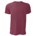 thumbnail image 2 of Canvas - Camiseta Básica de manga corta Unisex - Casual o Deporte/Gym Hombre/Mujer (Granate), 2 of 2
