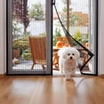 thumbnail image 2 of Black Mesh, Quick Install Mesh Magnetic Screen 40” x 85.5” - Helps Keep Bugs & Insects Out - Perfect for Single Doors Leading to your Porch or Patio - Folds for Easy Storage, 2 of 7