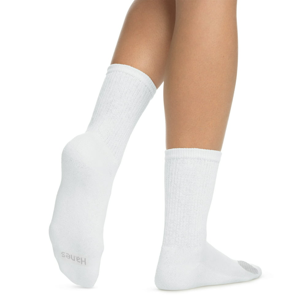 Hanes - Hanes Hanes Women's Cool ComfortÂ® Crew Socks Extended Sizes 8 ...