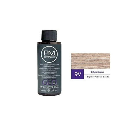 Paul Mitchell PM Shines Demi Permanent Translucent Hydrating Color 2 OZ 9V (The Best Demi Permanent Hair Color)