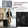 thumbnail image 2 of NiceTravel 4-Piece Hardside Luggage Set,Lightweight suitcase with TSA Locks & Double Spinner Wheels, Black, 2 of 5
