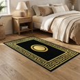 thumbnail image 2 of ODIKA Greek Bold Key Meander Border Fretwork Scroll Geometric Fret Non-Slip Chair-Friendly for Dining Room, Under Table, Home Office, 2 of 7