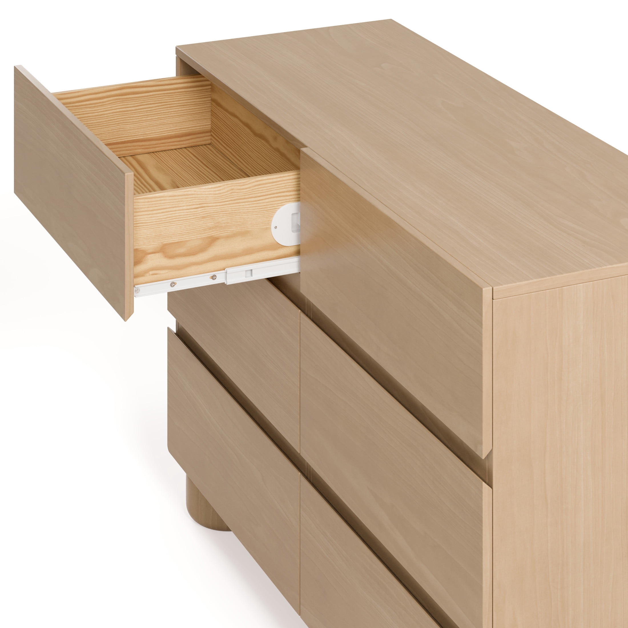 Art of Nursery by Storkcraft Sorrento 6 Drawer Dresser - Driftwood
