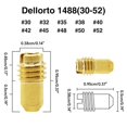 thumbnail image 3 of for 1488 Dellorto PHBD MAMB UAUB PHBG Replacement #30-52 Brass Carburetor Jets M5Thread Motorcycle Idle Jet 10Pcs, 3 of 4