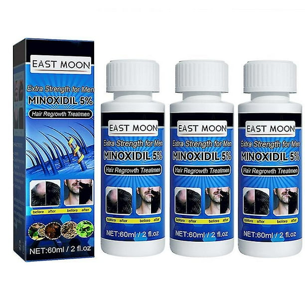 Kirkland Minoxidil 5% Solución para el crecimiento del cabello Fuerza extra para hombres Suministro para 3 meses