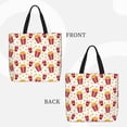 thumbnail image 2 of Balery Popcorn Bolsa de Mano para Mujeres con Cremallera, Bolsa de Gimnasio con Compartimentos, Bolsa para Laptop, Bolsa para Trabajo, 2 of 7