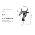 thumbnail image 3 of Soporte Para Teléfono De Motocicleta Y Bicicleta Soporte giratorio para teléfono de bicicleta, aleación de aluminio Universal, giratorio de 360 ​​grados, para bicicleta de carretera MTB, 3 of 5