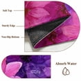 thumbnail image 6 of Rectangle Area Rugs 4 x 6 Ft, Watercolor Flowers Non-Slip Residential Carpet, Spring Floral Country Pink Purple Indoor Crawling Mats Runner Rugs for Living Room/Dining Room/Bedroom, 6 of 8