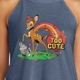 thumbnail image 3 of Bambi - Too Cute - Juniors High Neck Tank Top, 3 of 5