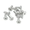 thumbnail image 1 of Unique Bargains M5x0.8x12mm 12Pack Metal Flat Round Head Screws Phillips Drive Machine Bolt, 1 of 5