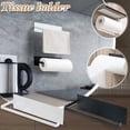 thumbnail image 1 of Vaidha Accessories Shelf Under Cabinet Paper Roll Rack Towel Tissue Hanger, 1 of 3