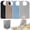 Gray, variant on Pozico 4 Pack Adult Bibs, Washable Waterproof Clothing Protector with Crumb Catcher for Men Women Elderly, 30x18 Inch Upgraded Fabric, Blue