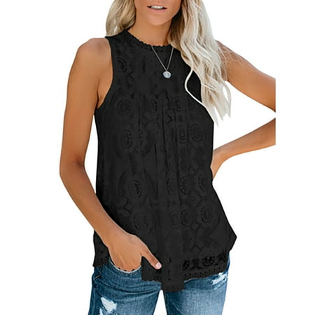 

Yobecho Ladies Summer Lace Crochet Camisole Vest