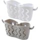 thumbnail image 1 of Cesta de esponja para cocina, rejilla para escurrir para fregadero, organizador de cocina colgante de acero inoxidable, cesta con ventosa para fregadero, 4 Uds., 1 of 5