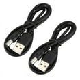 thumbnail image 1 of 2X USB Cable 5.5mm / 2.1mm 5V DC Jack Power Cable (Black, 75cm), 1 of 8