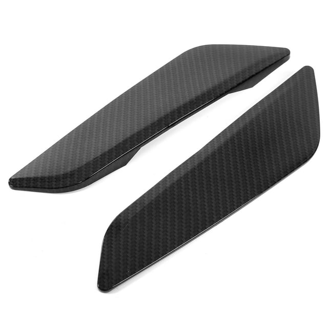 Mudguard Side Air Vent Cover, Sticker Mudguard Side Air Vent Trim Left Right High Temp Resistance 2pcs Durable For Decor ANGGREK Estilo de fibra de carbono