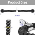 thumbnail image 2 of Cuerda universal para tríceps, cuerda resistente de 27 pulgadas de longitud, fácil de agarrar y Cable antideslizante, accesorio para máquina de ejercicio, 2 of 5