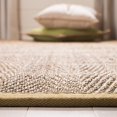 thumbnail image 5 of Safavieh Natural Fiber Collection NF115G Border Herringbone Seagrass Area Rug, 8' x 8' Square, Olive, 5 of 5