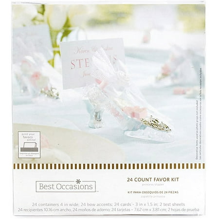 Wilton Glass Slipper Favor Kit