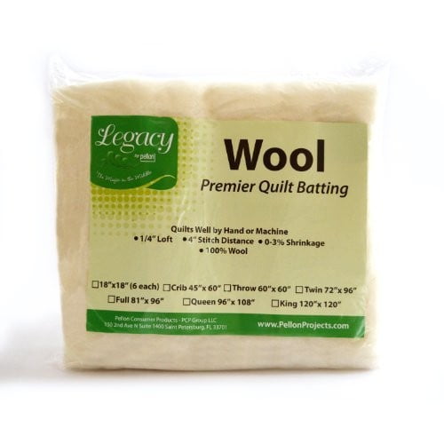 Pellon Wool Batting-Crib Size 45'X60' Fob: Mi