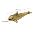 thumbnail image 2 of unbranded 3Ud Estatua Decorativa De Ballena Retro En Latón Dorado Para Ambiente Interior, 2 of 7