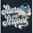 thumbnail image 2 of Tootsie Owl USA Stars and Stripes Toddler Boy Girl T Shirt Infant Toddler Brisco Brands 4T, 2 of 6