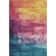 thumbnail image 2 of Addison Rugs Mayfield Premium Machine Washable Transitional Abstract Merlot Rectangle Rug, 3' x 5', 2 of 6