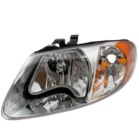 Voyager Headlight Set - BROCK Headlight Headlamp Driver Replacement for 01-07 Dodge Caravan Chrysler Town & Country Voyager 113