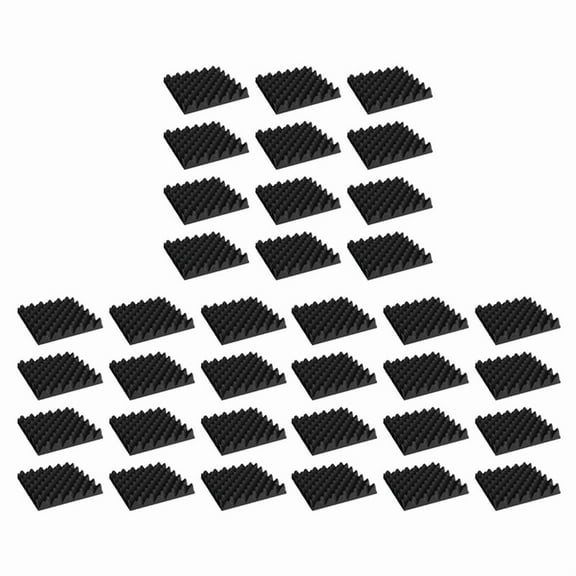 36 Pack Self Adhesive Acoustic Foam Panels Fireproof Soundproofing Treatment Wall Panel,Reduce Noise Foam for Studio,Etc