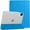 Blue, variant on DuraSafe Cases iPad PRO 11 Inch 2nd 3rd 4th [ PRO 11 2020 2 2021 3 2022 4 Gen ] A2377 A2459 A2228 A2068 A2230 A1980 A2013 A1934 A1979 TriFold Hard Smart PC Translucent Back Cover - Orange