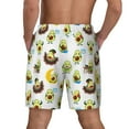 thumbnail image 2 of Lsque Mens Swim Trunks Funny Avocado In Mexican Clothes Pattern - Bathing Suit Compression Liner - Beach Swim Shorts Swimwear - (S-3XL) - Stretch Quick Dry -XX-Large, 2 of 9