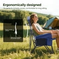 thumbnail image 4 of Sophia & William Oversized Camping Chair Heavy Duty High Back Camping Chairs 500lbs Capacity Folding Lawn Chairs with Cup Holder, Portable for Outdoor, Beach and Picnic, Blue, 4 of 11