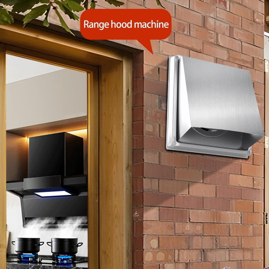 Osdhezcn Stainless Steel Air Outlet Wall Ceiling Air Vent Waterproof Ducting Ventilation Exhaust Grille Air Vent Ventilators