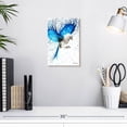 thumbnail image 3 of Elephant Stock Mediterranean Wings Wall Art - Vertical Canvas Wall Art - Living Room Wall Decor - Animal Canvas - White And Blue Decor By Ashvin Harrison - 8" x 12", 3 of 8