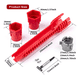 thumbnail image 3 of Llave Multifuncional 8 en 1 Xtellar rojo Instalador Desagüe Fregadero, 3 of 3