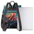 thumbnail image 3 of Fotbe Underwater Plant Octopus Mochila Bolso con Estampado para Mujer, Mochila Antirrobo de Nylon Impermeable, Bolsa Ligera de Hombro, 3 of 4