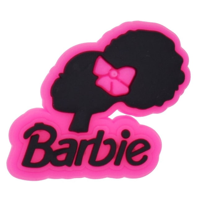 1 Uds. Accesorios de abalorios para zapatos de niña negra a la moda decoraciones para zapatos PVC Croc jibz hebilla para niños y pulseras para adultos WristbandsItaly Gao Jinjia LED