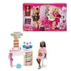 Lian LifeStyle Barbie Bundle, Barbie Advent Calendar + Barbie Face Mask Spa Day Playset with Brunette Barbie Doll. 2 Packs